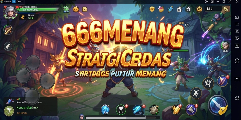 Screenshot utama 666MENANG yang memperlihatkan gameplay strategis yang mendebarkan.