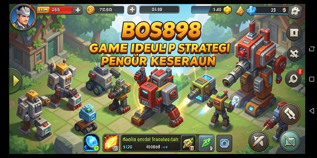 Screenshot utama BOS898 menampilkan gameplay Idle yang menarik dan seru.