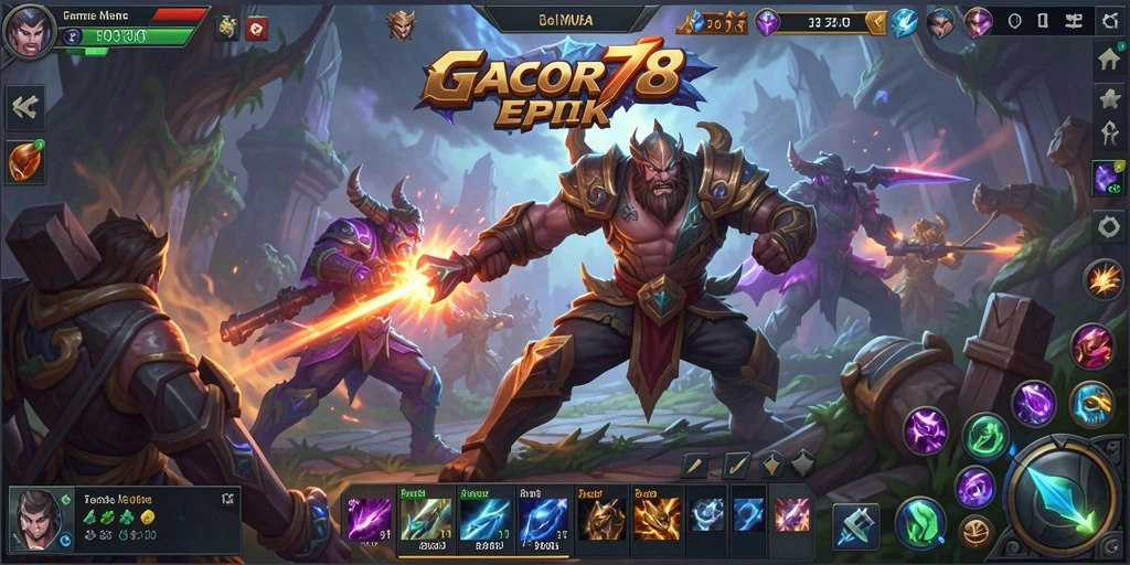 Tampilan gameplay seru dari GACOR78 yang menampilkan aksi mendebarkan.
