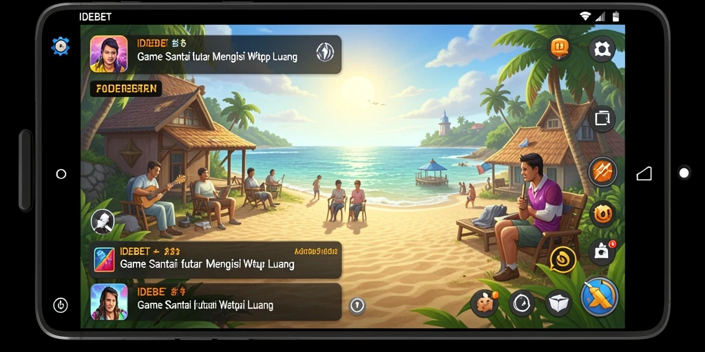 Screenshot gameplay yang menampilkan keseruan dalam IDEBET.