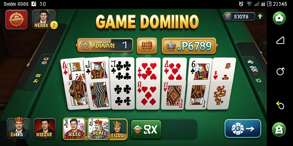 Gameplay seru dan menarik dalam permainan Domino JP6789.