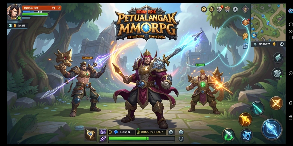 Tampilan gameplay RDI88 yang mendebarkan dan penuh aksi MMORPG.