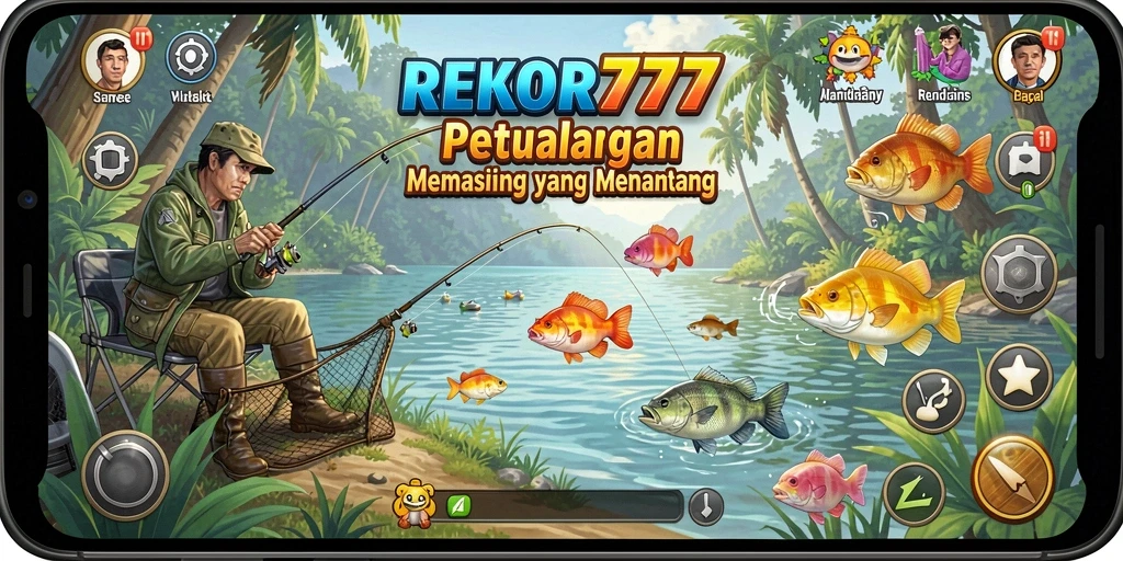 Tangkapan ikan besar dalam gameplay REKOR777 yang seru.