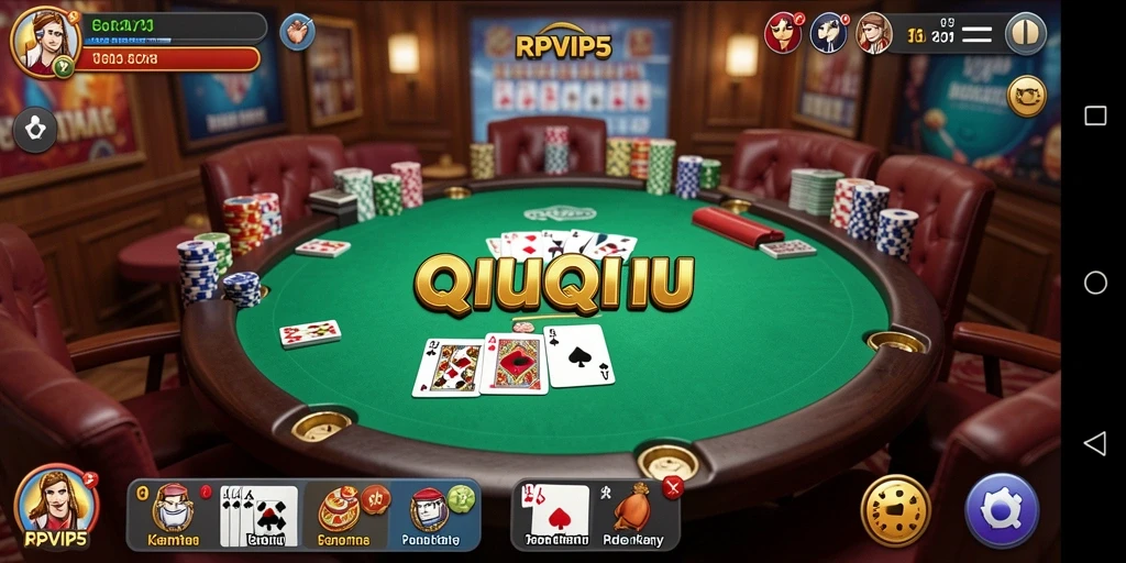Tangkapan layar gameplay QiuQiu yang seru.