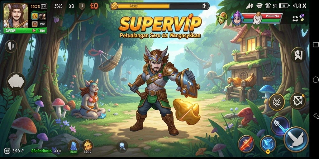 Gameplay seru dengan berbagai petualangan menarik di SUPERVIP.